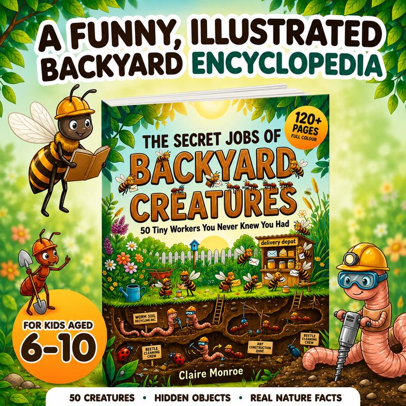 The Secret Jobs of Backyard Creatures — "50 Tiny Workers You Never Knew You Had"